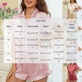 thumbnail image 2 of Wensltd Pajama Set Short Sleeve for Women Summer Loose Fit Breathable Button Down Sleepwear Multiple Colors, 2 of 8