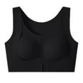 thumbnail image 4 of XIYON Womens Bras Front Closure Adjustable Yoga Sports Bra For Female Posture Corrective Back Support Non Wired Comfortable Fit For Everyday Wear For All Seasons Classic, 4 of 5