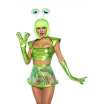 Leg Avenue Beam Me Up Babe Alien Women's Fancy-Dress Costume for Adult, M
