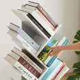 thumbnail image 5 of VECELO 6-Tier Tree Bookshelf, Floor Standing Bookcase with Drawer, Modern Utility Organizer Shelves for Bedroom, Living Room, Home Office, White, 5 of 7