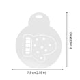 thumbnail image 2 of 22Pcs Christmas Cookie Stencils Craft Party Fondant Decoration Embossing Molds, 2 of 9