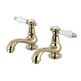 thumbnail image 1 of Kingston Brass Kingston Brass KS1102BPL Robinet de Lavabo avec Poignée Croisée, PB, 1 of 4