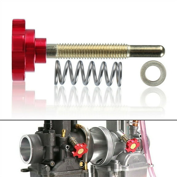 Motorcycle Carburetor Air Fuel Mixture-Idle Speed Adjuster Screw Fits For Keihin-PWK 21 24 26 28 30 32 34mm O-ring Spring