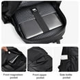 thumbnail image 5 of Waterproof laptop backpack for leisure, with padded shoulder straps, simple and large capacity, suitable for university and travel use., 5 of 12