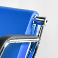 thumbnail image 6 of 3 Seats Office Reception Waiting Room Chair w/ PU Leather Visitor Guest Sofa Steel Blue, 6 of 7