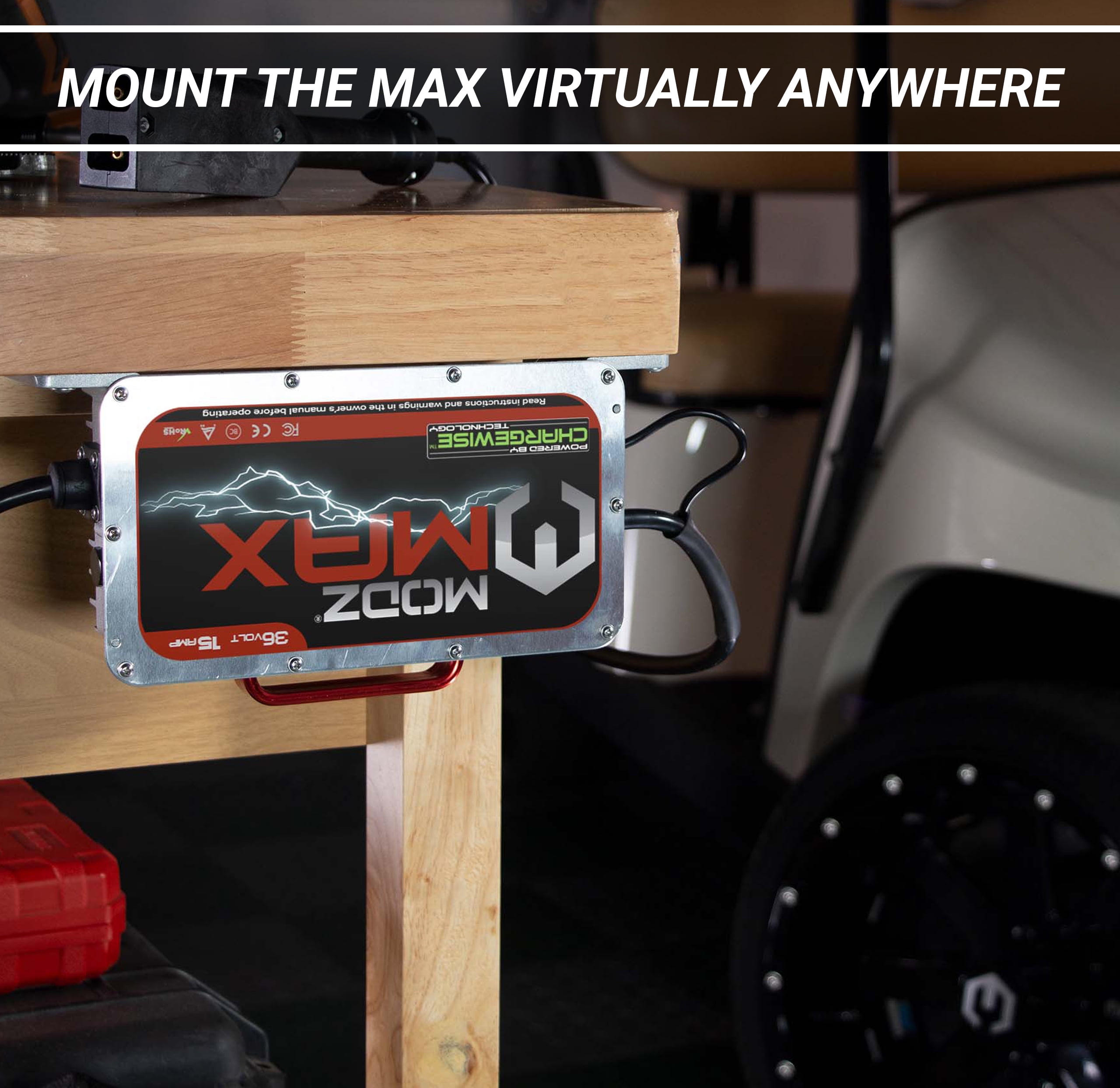 Club Car MODZ Max48 15 AMP Battery Charger for 48V Golf Carts