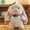 Gray, variant on Long Eared Bunny Plush Toy 1Pc 25Cm (9.8Inch) Height 0.18Kg Weight Stuffed Animal For Teens, Easter Gift Spring & Birthday Present For Teens Seasonal Decorative Toy, Cute Creative
