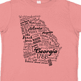 thumbnail image 4 of Inktastic Georgia State Word Salad Boys or Girls Toddler T-Shirt, 4 of 5