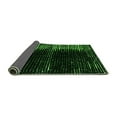 thumbnail image 2 of Ahgly Company Indoor Square Abstract Green Modern Area Rugs, 3' Square, 2 of 4