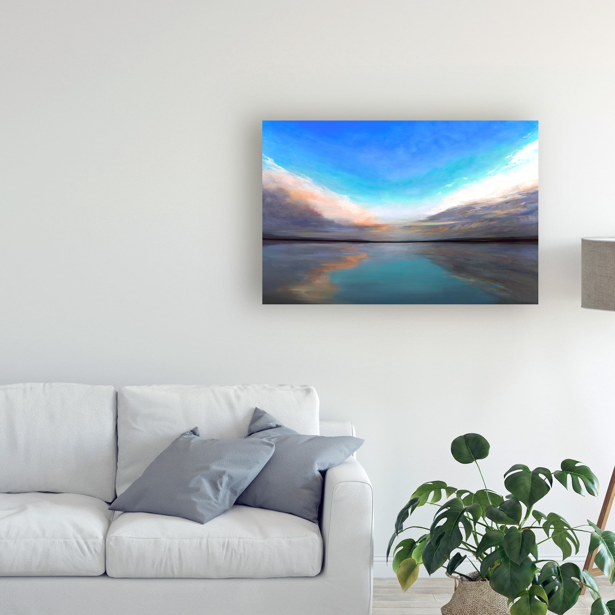 Trademark Fine Art 'Salt Flats III' Canvas Art by Sheila Finch