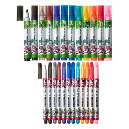 UPC: 0017754442734 | Tulip® Ultimate Fabric Markers Rainbow  24 Pack