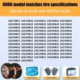 thumbnail image 1 of SPRING 2PCS/Set Car Snow Chain for Car Tire Snow Sock Wheel Tyre Off-road Tires Winter 6006, 1 of 7