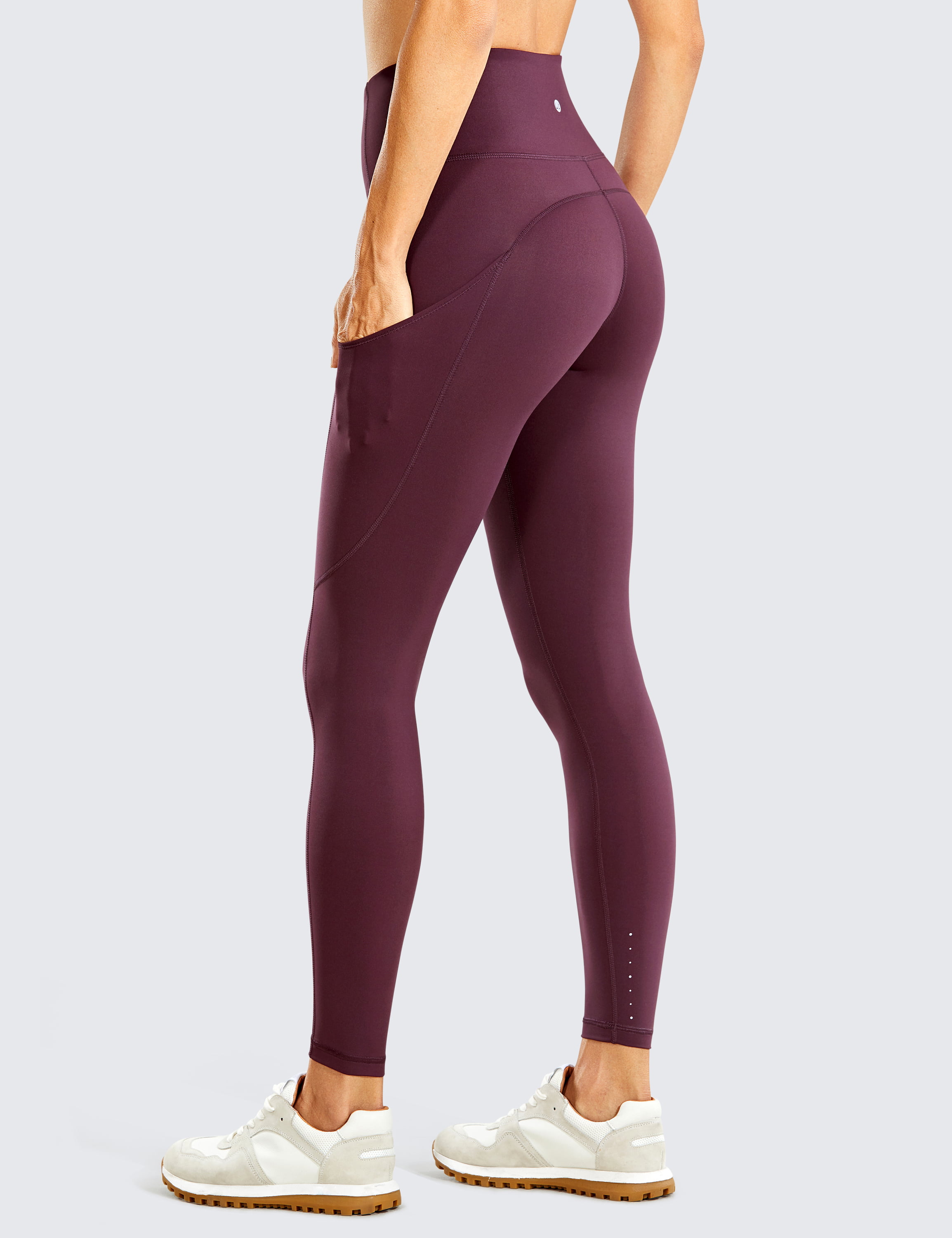 CRZ YOGA Women's Naked Feeling Workout Leggings 25 Inches - 7/8 High Waist Yoga  Tight Pants Melanite 40 price in UAE,  UAE