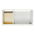 thumbnail image 6 of Ariel Hamlet 42 In. Right Offset Rectangle Sink Bathroom Vanity With Carrara White Quartz Countertop 1.5 Edge In White, 6 of 11