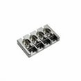 thumbnail image 3 of Hipshot 4-String"A" Brass Bass Bridge, CHROME - .656" Spacing, 3 of 4