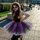 thumbnail image 4 of KAKOWELY 1 juego de disfraz de Halloween, accesorios de cosplay de bruja, sombrero de bruja, vestido y escoba, accesorio para fiesta de cosplay, 4 of 5