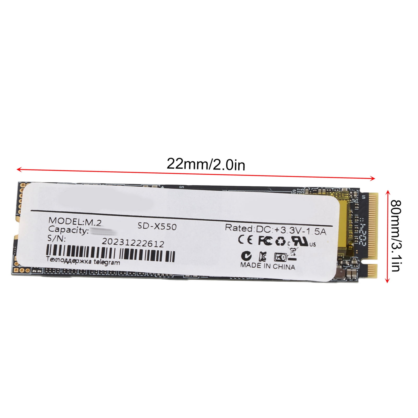 Tb Portable SSD High Speed Read Write Upgrade NGFF M.2 SSD For Laptop Notebook