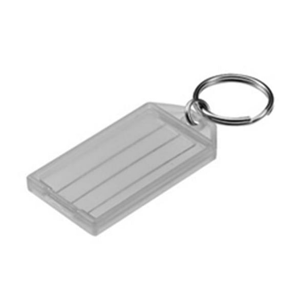 Key Tag with Flap & Split Ring, Assorted Colors - 2 Count