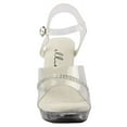 thumbnail image 5 of M-Jewel 5" Heel Clear Rhinestone Sandal, 5 of 6