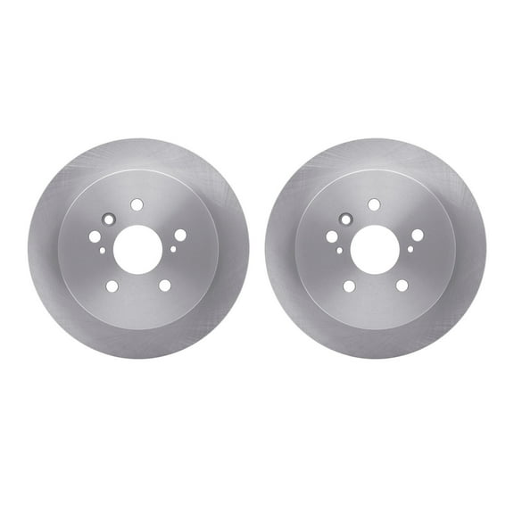 Dynamic Friction Company Rear Brake Rotors 6002-76085