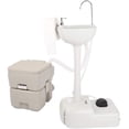 thumbnail image 4 of IM Beauty Portable Camping Toilet Flush 20L And Durable Sink Station Hand Wash Stand Fauce, 4 of 5