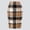 B, variant on Skirts for Women Pencil Plaid Skirts For Women Fall Winter High Waisted Bodycon Knee Length Wool Midi Skirt With Slit Coffee XXL