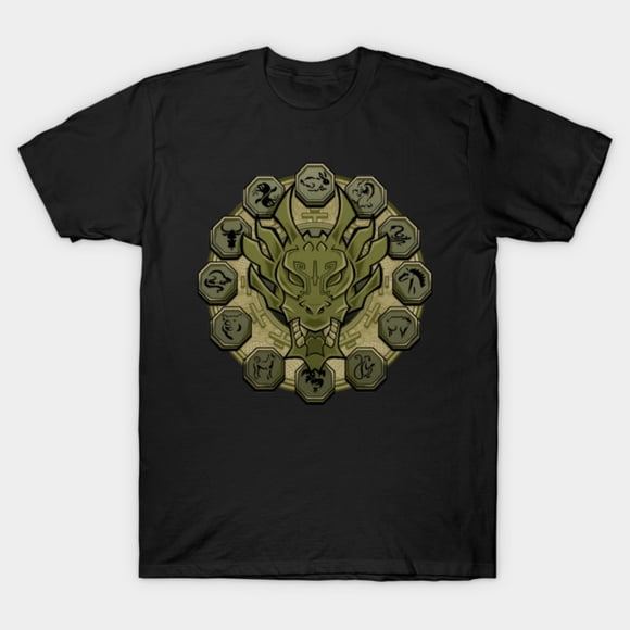 Talismas Jackie Chan Adventures Magic Twelve Zodiac Symbols Art Unisex T-Shirt, up to size 3XL.