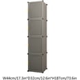 thumbnail image 1 of Caja de almacenamiento de ropa, armario portátil, armario, cubo, caja de almacenamiento para colgar, artículos de almacenamiento de ropa, armario, 1 of 2