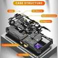 thumbnail image 3 of Phone Case for Samsung Galaxy Z Flip4,Army Camouflage Case with Military Grade Protection Drop-Tested and Built-in Kickstand Cover for Samsung Galaxy Z Flip4 MC Black, 3 of 8
