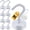 White, variant on Magnetic Hooks, 30Lbs Strong Heavy Duty Cruise Magnet S-Hook for Classroom, Fridge, Hanging, Cabins, Grill, Kitchen, Garage, Workplace and Office Etc, (10 Pack-White)