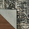 thumbnail image 5 of General Washable 5 x 5 Square Rug- Area Rugs for Living Room Stain Resistant Carpet Soft Rugs for Married Woman in Bedroom Kitchen Dining Room with Non Slip Backing Home 5x5 Black, 5 of 16