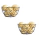 thumbnail image 3 of Frutero de metal Cesta de frutas de hierro multifuncional Cesta decorativa Almacenamiento para verduras Cesta de almacenamiento de frutas y verduras Cesta de frutas de alambre de hierro Para, 3 of 8