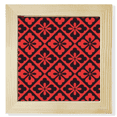 thumbnail image 1 of Japan Traditional Culture Square Picture Frame Wall Tabletop Display, 1 of 3