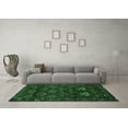 thumbnail image 3 of Ahgly Company Indoor Round Persian Emerald Green Traditional Area Rugs, 3' Round, 3 of 4