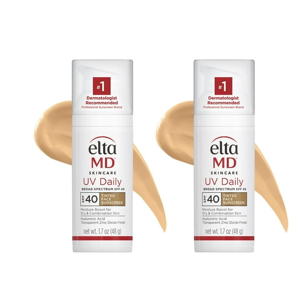 Protector solar hidratante EltaMD UV Daily SPF 40, teñido, 50 ml