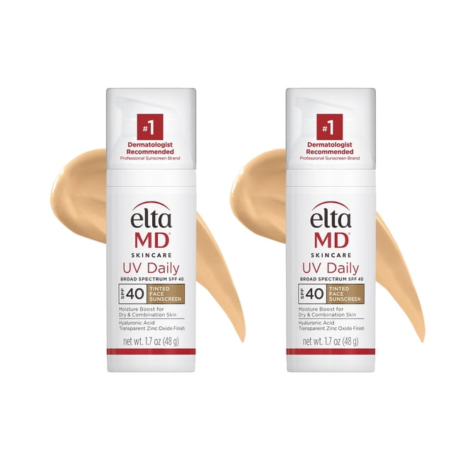 Protector solar hidratante EltaMD UV Daily SPF 40, teñido, 50 ml