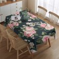 thumbnail image 2 of Pioneer Flower Floral Print Pattern Rectangle Tablecloth 60"x84",Waterproof Polyester Rectangle Table Cloth, Wipeable Spillproof Polyester Tablecloth for Dining, Camping, Indoor and Outdoor, 2 of 5