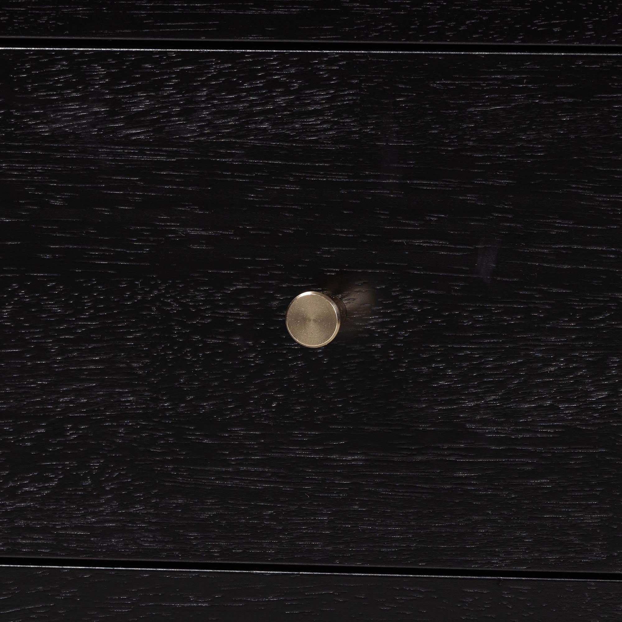 Baxton Studio Callison Farmhouse Dresser, 6-Drawer, Black