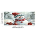 thumbnail image 3 of Funny Garage Banner Christmas Snowman, 3 of 3