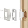 thumbnail image 3 of Door Lock Strike Plate with Spacer Shim Door Security Lock Repair Kits D Type, 3 of 4