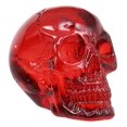 thumbnail image 2 of Ebros Figurine Miniature Rouge Translucide "Witching Hour Gazing Skull" 2.5 Pouces de Long, 2 of 4
