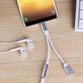 thumbnail image 3 of Cameland Type-C To Type-C+3.5Mm Audio Adapter Headset Charging Two-In-One Adapter, 3 of 5