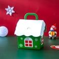 thumbnail image 4 of Under 10 Event & Party 10PCS Christmas Decoration Christmas Eve Christmas Candy Box Packaging Box Gift Box Gift Creative House Type Christmas Candy Box, 4 of 9