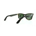 thumbnail image 2 of Ray Ban RB 2140-F 902 Wayfarer - Tortoise/Crystal Green by Ray Ban for Unisex - 52-22-150 mm Sunglasses, 2 of 7