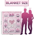 thumbnail image 5 of Sister Blanket, Sister Birthday Gift Ideas, Sisters Gifts from Sister, Sister Gifts, Sister Birthday Gifts from Sister, Birthday Gifts for Sister, Gifts for Sister Throw Blanket 60"×50", 5 of 5