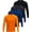 Set 4, variant on Real Essentials 4 Pack: Mens Long Sleeve Rash Guard Shirt Swimwear UPF 50+ Sun Protection Surf Top (Available in Big & Tall)