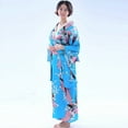 thumbnail image 6 of Women's Print Kimono Robe Traditional Japanese Dress Photography, 6 of 6