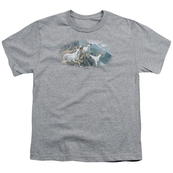 Wildlife - High Trails Dall Sheep - Youth Short Sleeve Shirt - Large