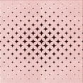 thumbnail image 1 of Ahgly Company Indoor Square Patterned Pink Bubble Gum Pink Area Rugs, 5' Square, 1 of 6