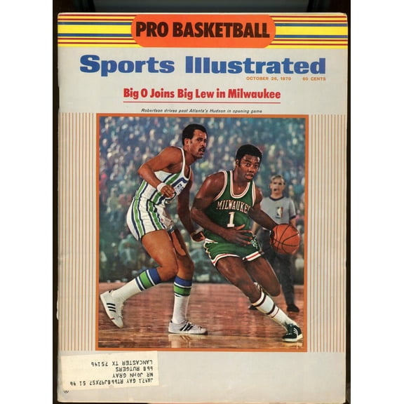 Sports Illustrated Magazine October 26 1970 Basketball Big O Lew Milwaukee
